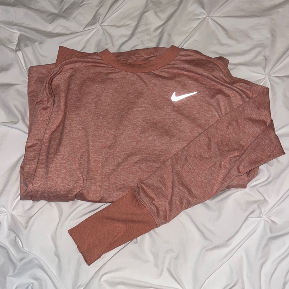 Nike running dri fit long sleeved shirt